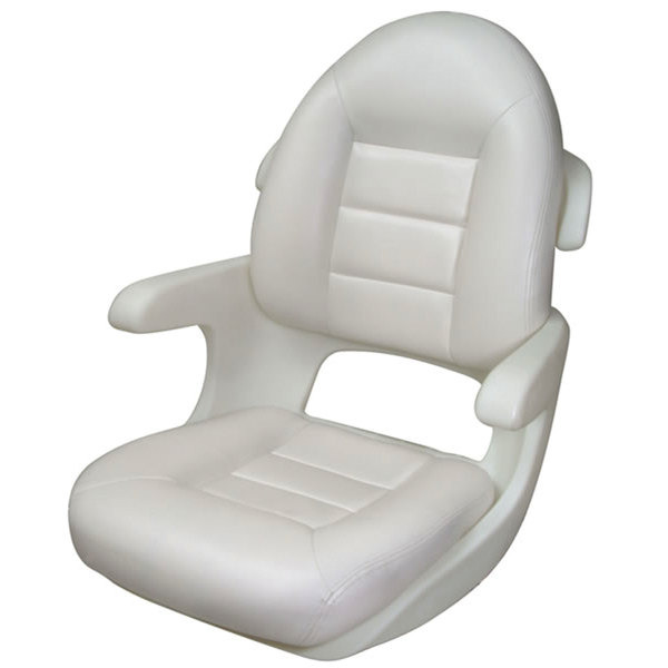 Tempress Tempress 57010 Elite Helm High-Back Boat Seat - White 57010